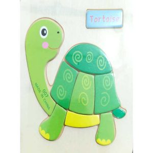 Tranh Ghép Hình 3D Bằng Gỗ Cho Bé Phát Triển Trí Tuệ - BA95 Hình ghép các con vật