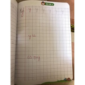 Vở ô li có mẫu chữ lớp 1 – Quyển 1 (Kết nối) Vở ô li có mẫu chữ