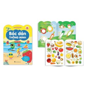 Sách - Đồ Chơi Bóc Dán Thông Minh Cho Bé 6 Chủ Đề Vừa Học Vừa Chơi - Dành Cho Trẻ Từ 2 Tuổi - 6 Cuốn - V BD 02 Bộ Bóc Dán Thông Minh