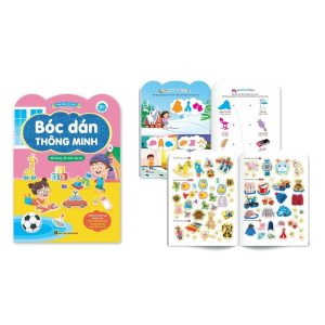 Sách - Đồ Chơi Bóc Dán Thông Minh Cho Bé 6 Chủ Đề Vừa Học Vừa Chơi - Dành Cho Trẻ Từ 2 Tuổi - 6 Cuốn - V BD 02 Bộ Bóc Dán Thông Minh