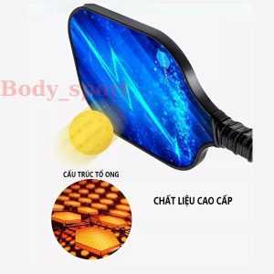 Bộ vợt pickleball bộ 2 vợt kèm túi và 4 bóng cao cấp cho nam nữ chính hàng cao cấp Bộ vợt pickleball