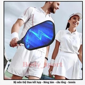 Bộ vợt pickleball bộ 2 vợt kèm túi và 4 bóng cao cấp cho nam nữ chính hàng cao cấp Bộ vợt pickleball