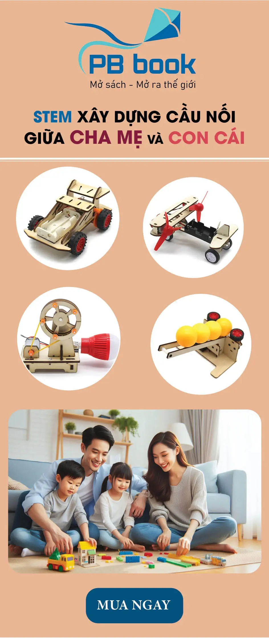 Nhà sách Pbbook - Sách giáo khoa, Sách tham khảo, Văn phòng phẩm, Đồ chơi banner_STEM